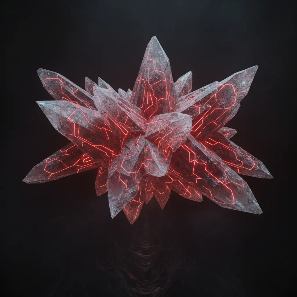 Abstract visualization of secure encrypted storage